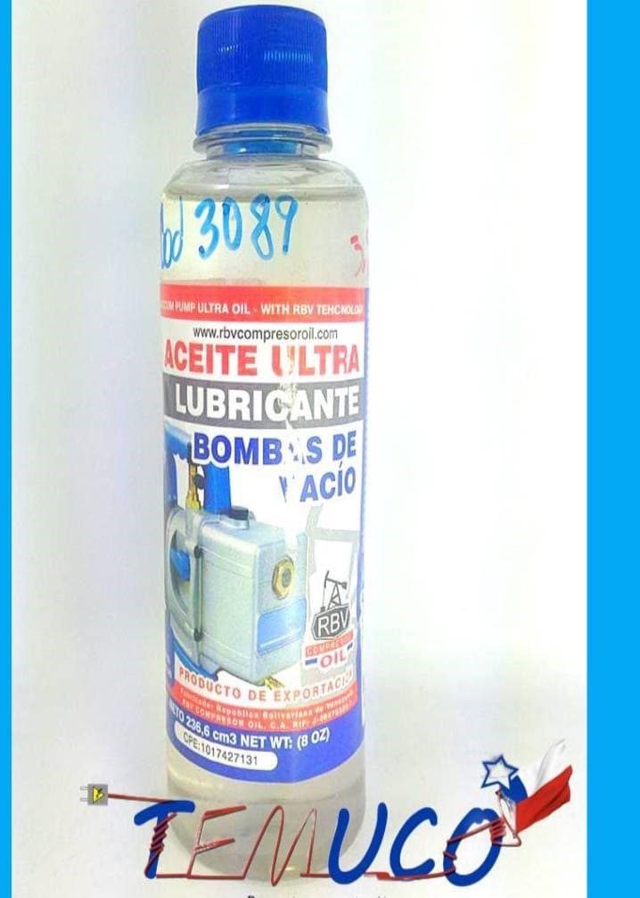 Aceite de alta pureza RBV para bombas de vacío