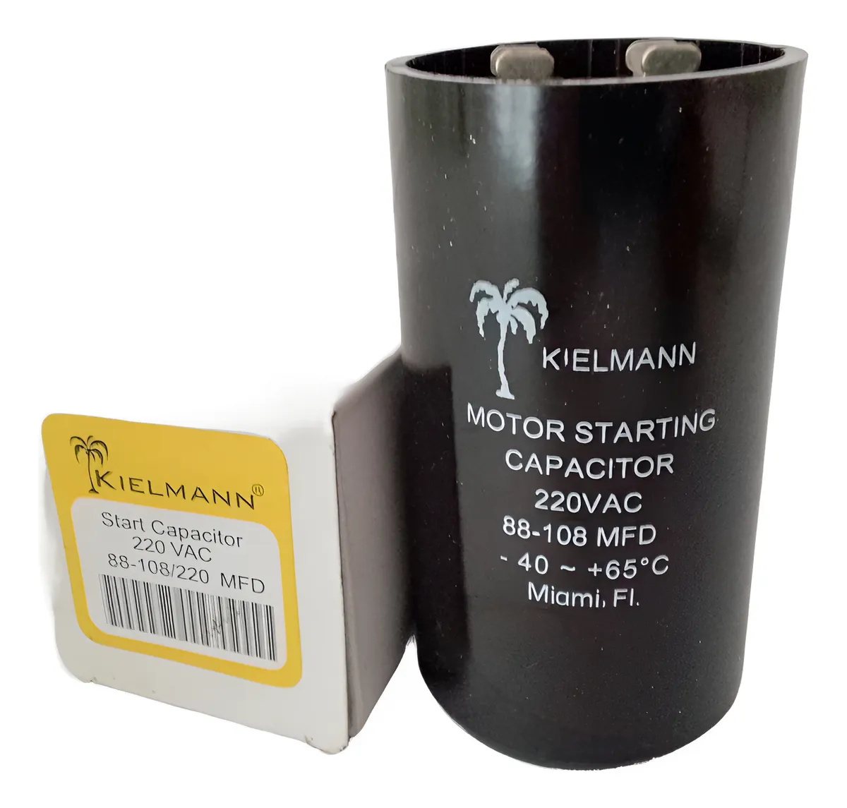 pacitor de arranque Kielmann de 88-108 MFD y 220V