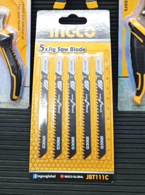 Juego de 5 hojas para sierra caladora INGCO