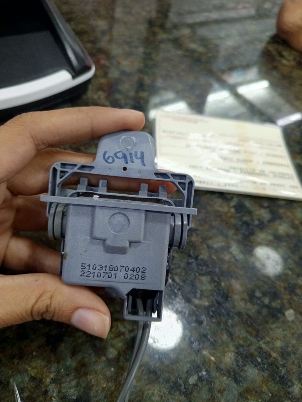 Switch de seguridad para tapa de lavadora