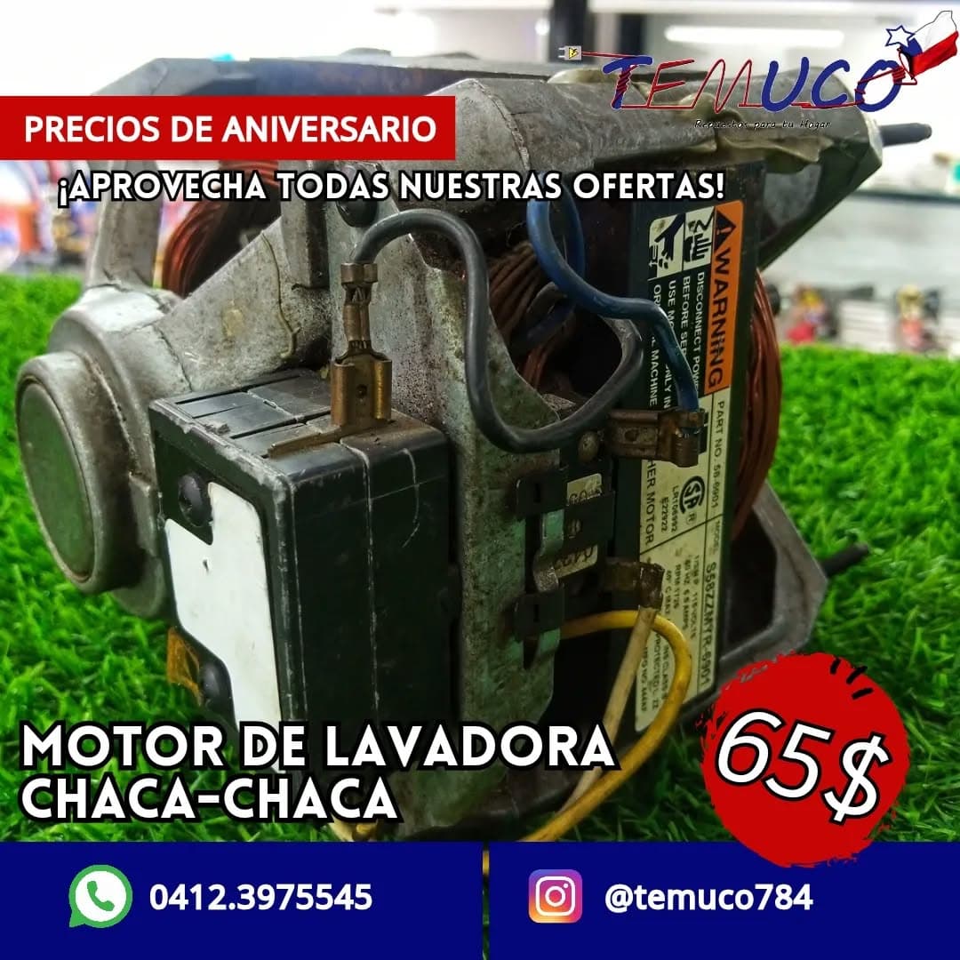 Motor de alta potencia Motorvenca de 50W y 115V