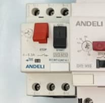 Guardamotor tripolar ANDELI, modelo GV2-M10