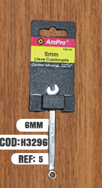 Llave combinada AmPro de 6mm