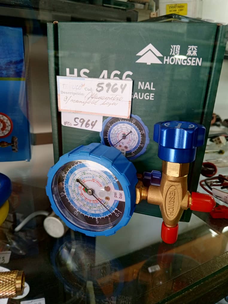 Manifold simple de baja presión Hongsen HS-466