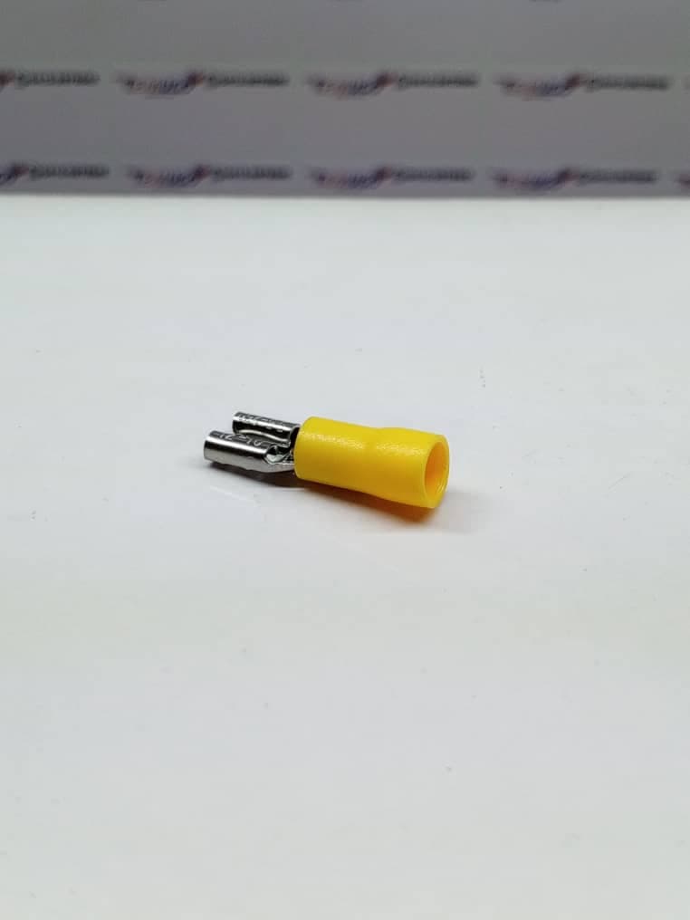 Terminal eléctrico tipo piggyback (Faston) con aislamiento