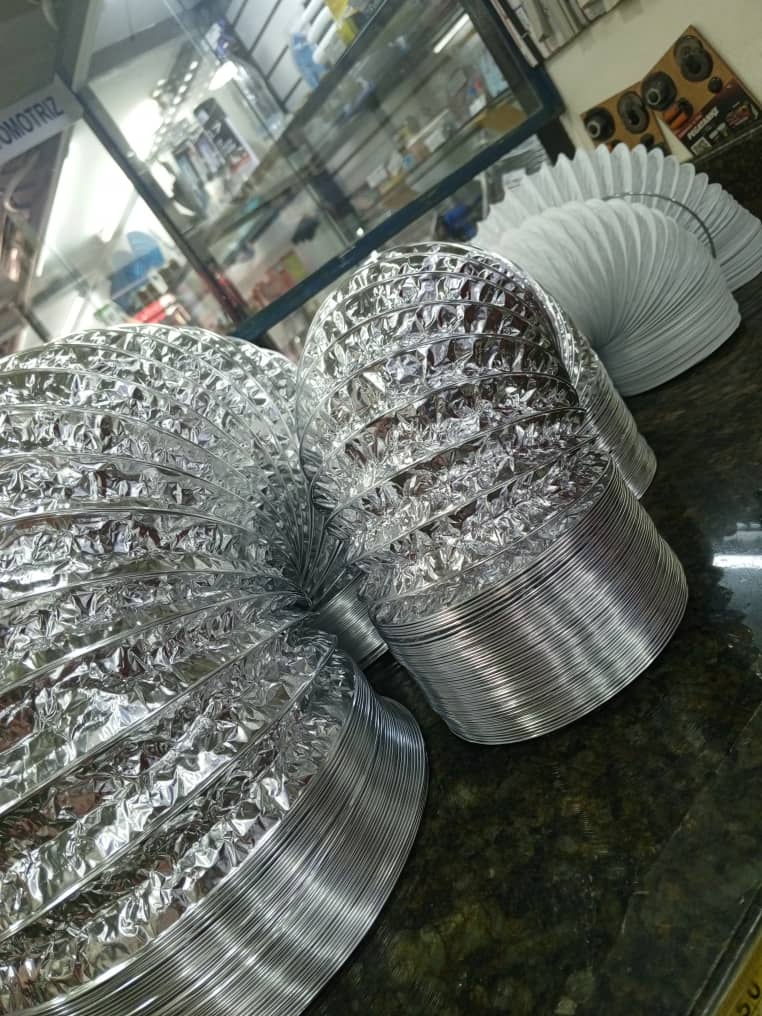 Ducto flexible de aluminio para ventilación y extracción de aire
