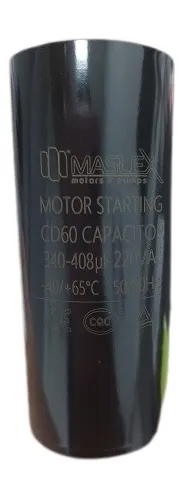 Capacitor de arranque 340-408 µFpara motores de 220V