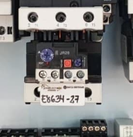 Relé de sobrecarga térmico tripolar JR28