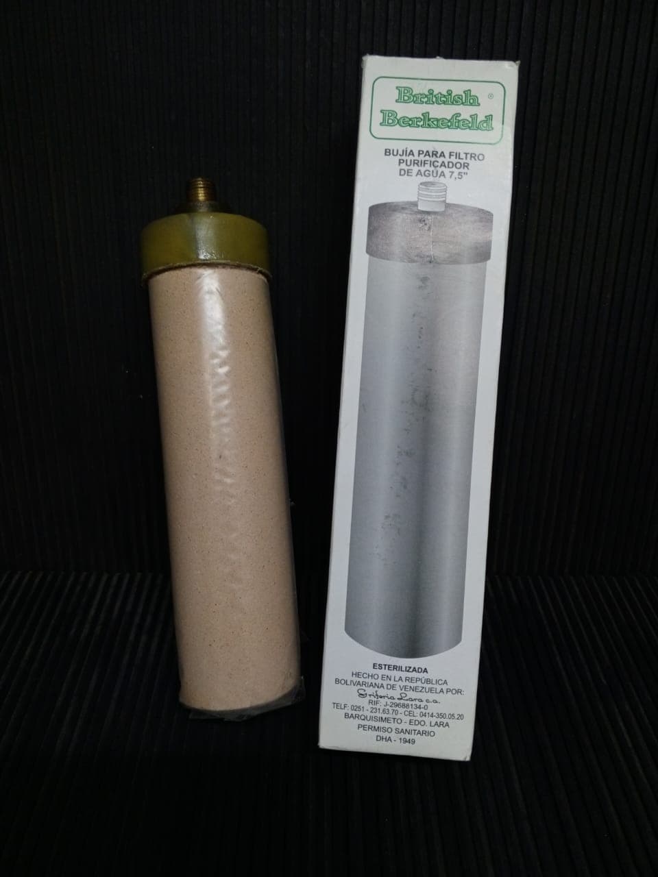 Bujía de repuesto British Berkefeld para filtro purificador de agua