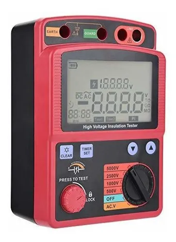 Medidor de resistencia de aislamiento profesional (Magametro / Megóhmetro)