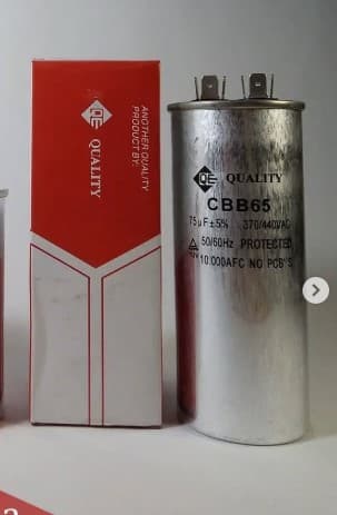 Capacitor de marcha de 75uF, 370/440V