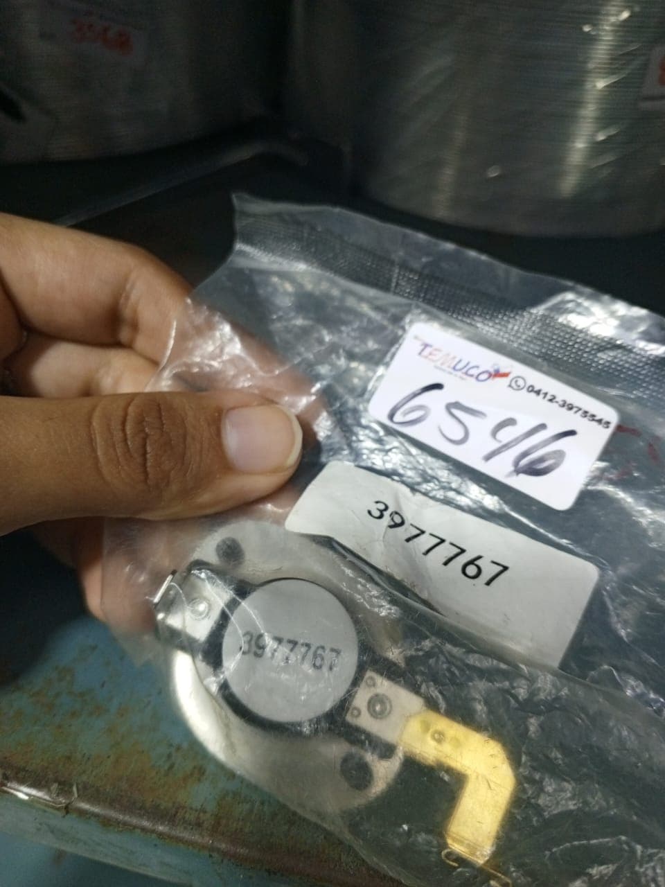 Termostato de límite alto para secadora