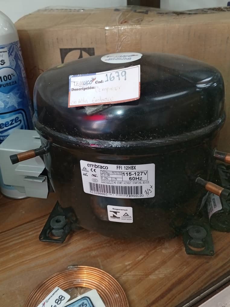 Compresor de refrigeración Embraco FFI 12HBX de 1/3 HP