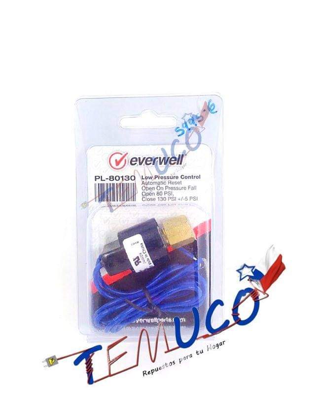 Presostato de baja presión Everwell PL-80130