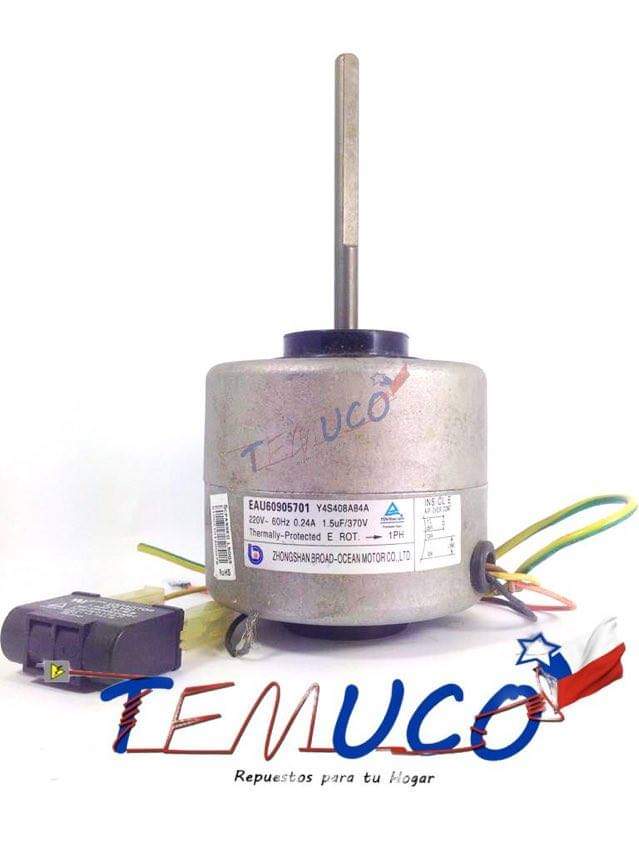 Motor de ventilador para evaporadora de A/C Split