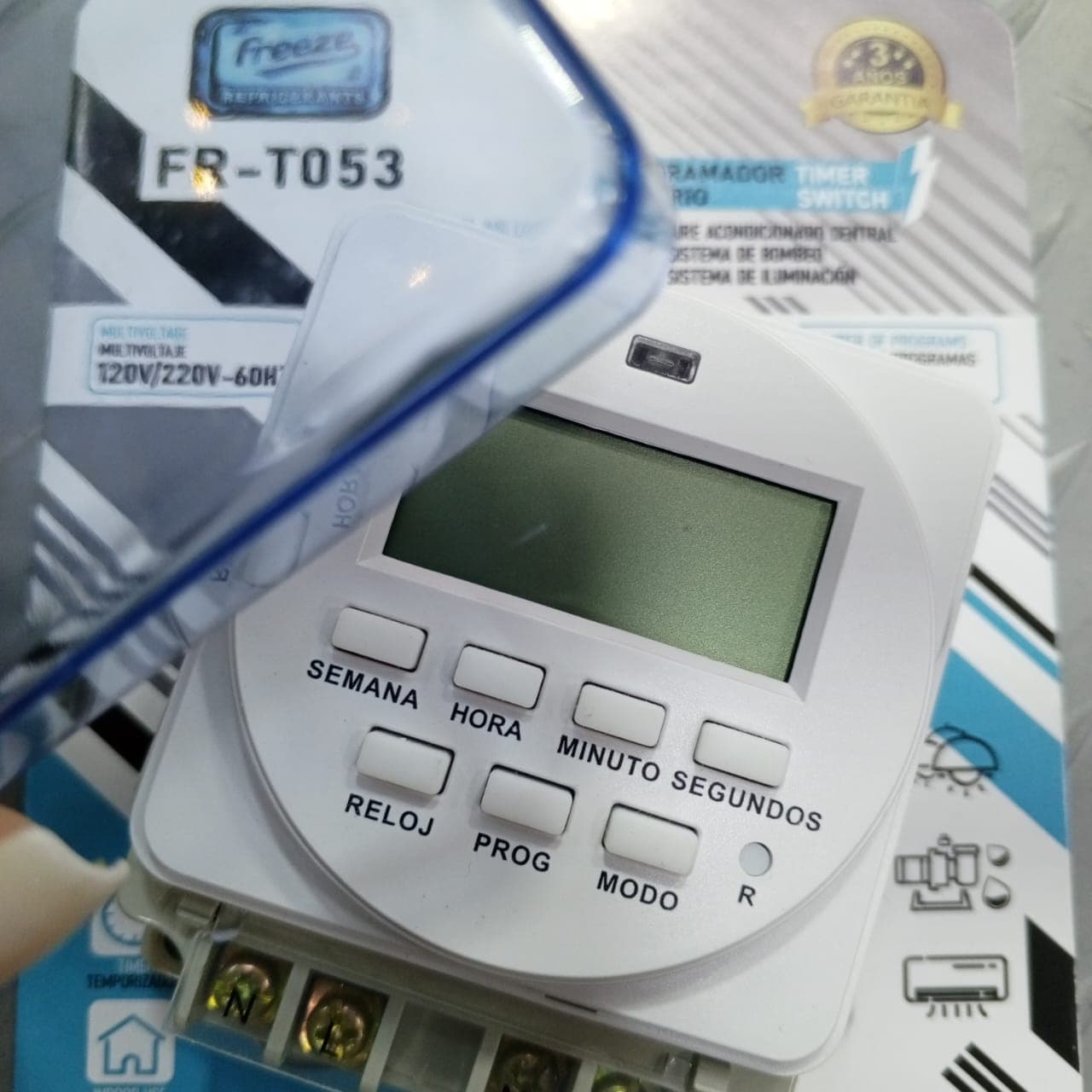 Temporizador (timer) digital programable Freeze, modelo FR-T053
