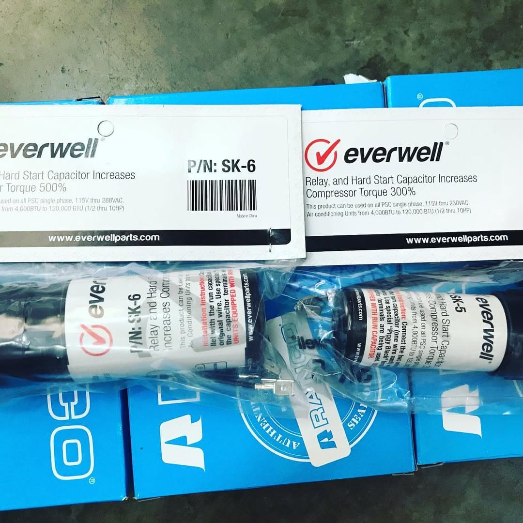 Kits de arranque rápido (Hard Start Kit) Everwell SK-6